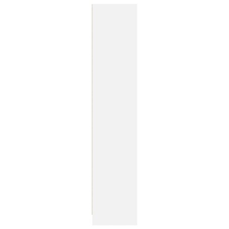 vidaXL Regał, biały, 57x28,5x107,5 cm, materiał drewnopochodny