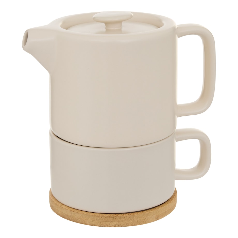 Dzbanek ceramiczny do herbaty 700 ml JARRA-2 beżowy