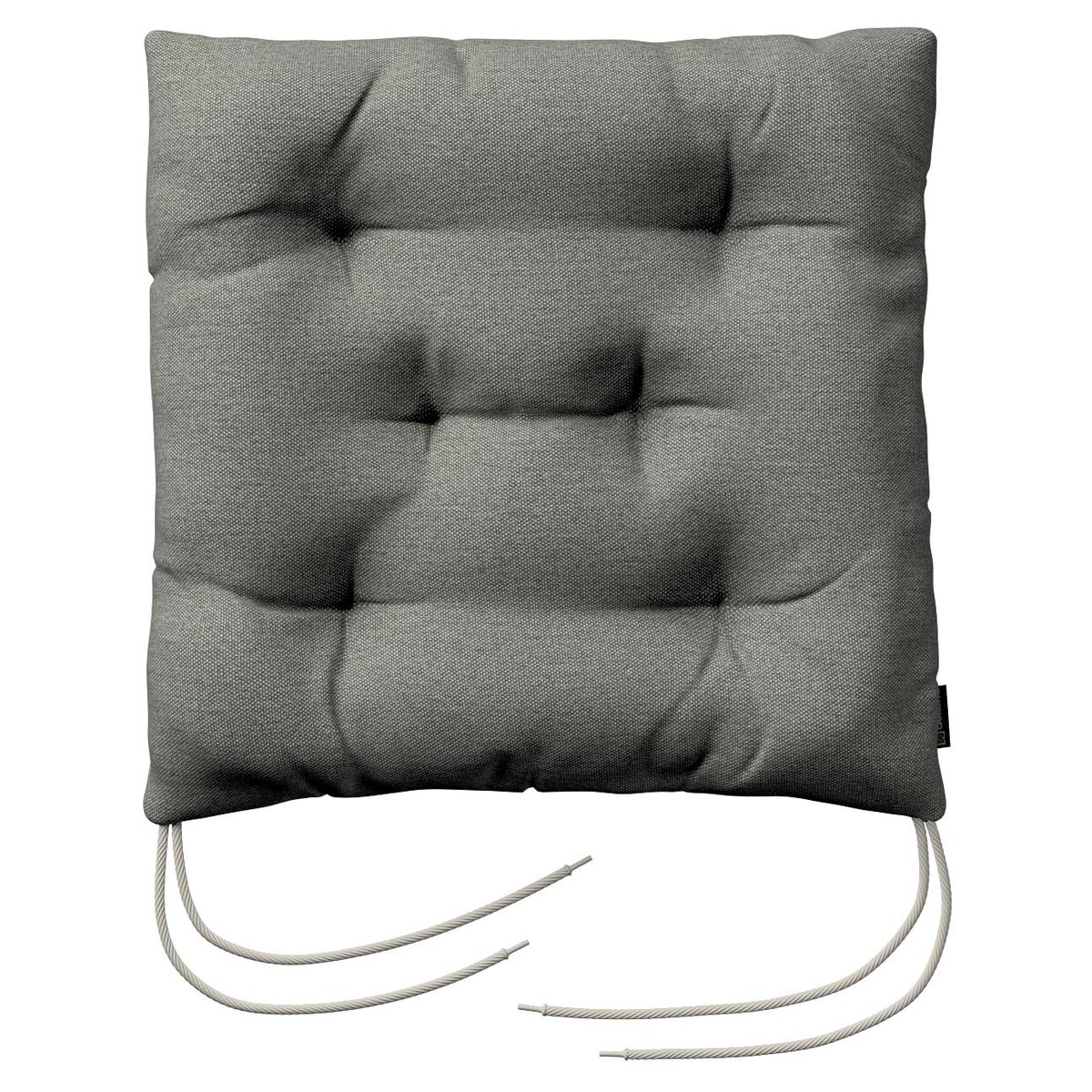 Poduszka na krzesło Jacek, szary, 38 x 38 x 8 cm, Etna