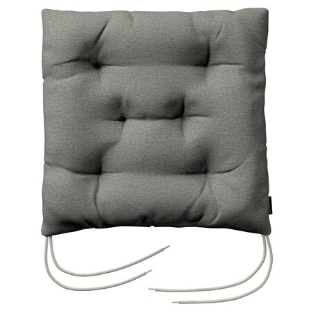 Poduszka na krzesło Jacek, szary, 38 x 38 x 8 cm, Etna