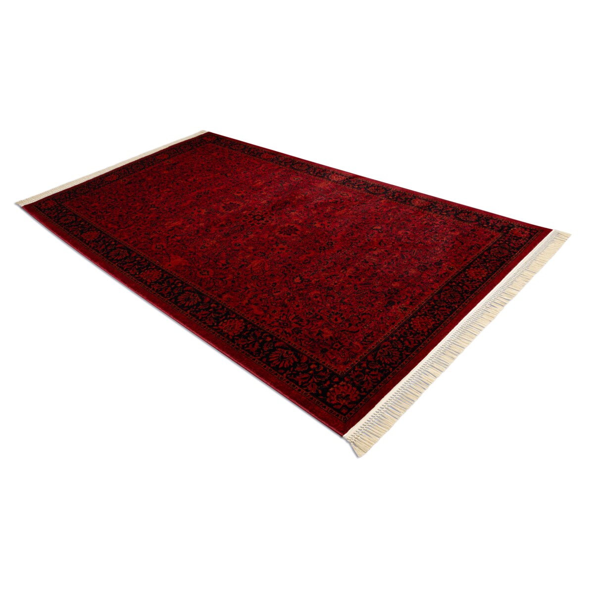 Dywan ORIENT 5125 bordo / czarny Ramka, 180x270 cm