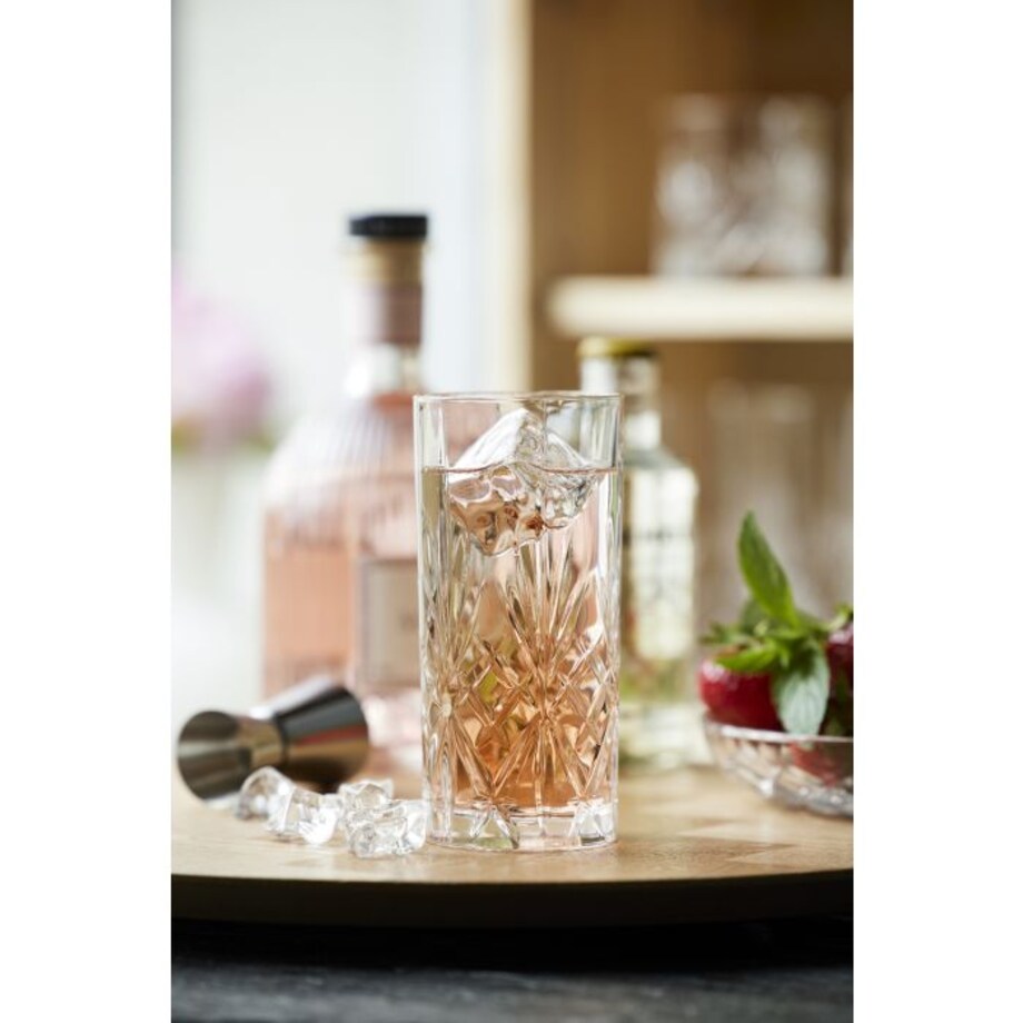 Szklanki wysokie ze szkła kryształowego Melodia 360 ml 6 sztuk 916105