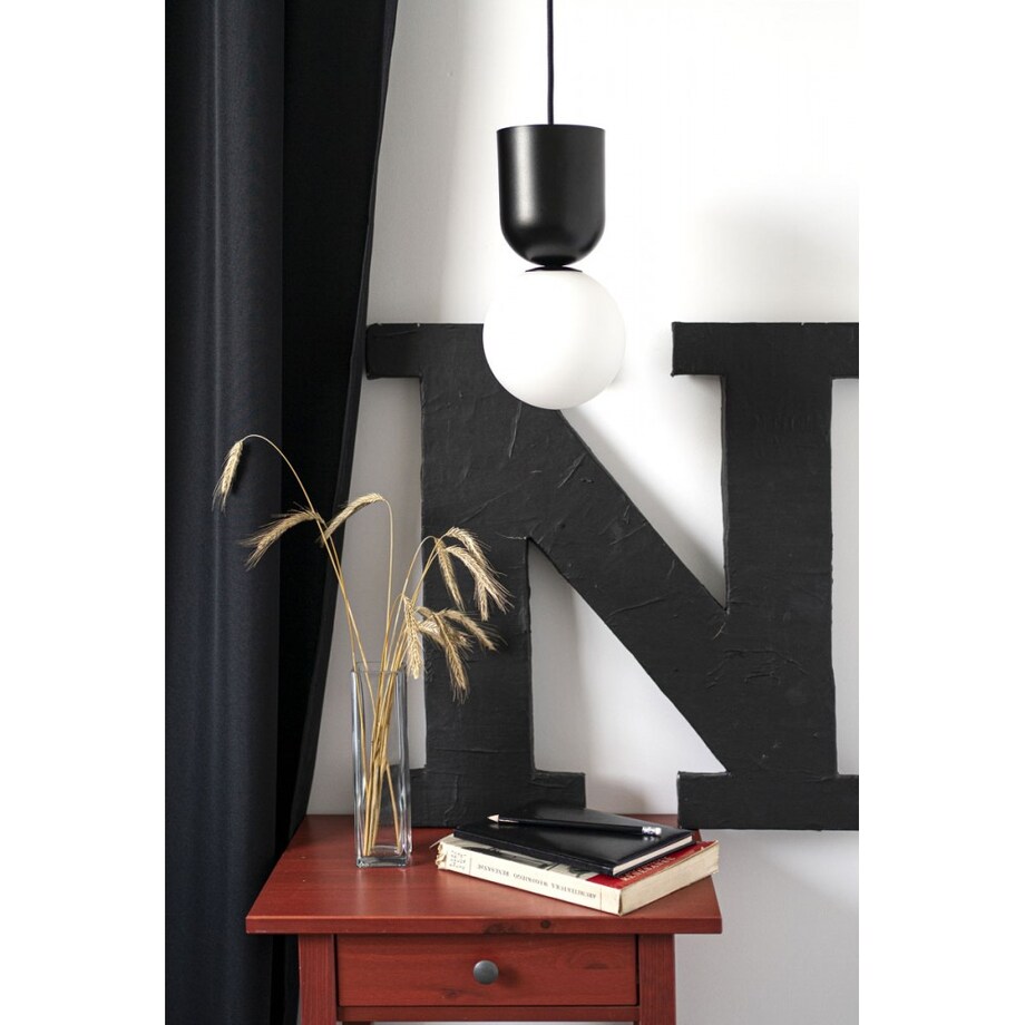 LUOTI czarna sufitowa lampa wisząca