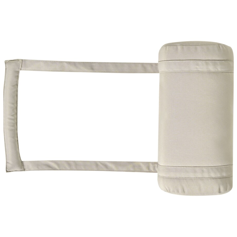 Leżak ogrodowy z poduszką AMANTEA PREMIUM Drewno akacjowe Beżowoszary