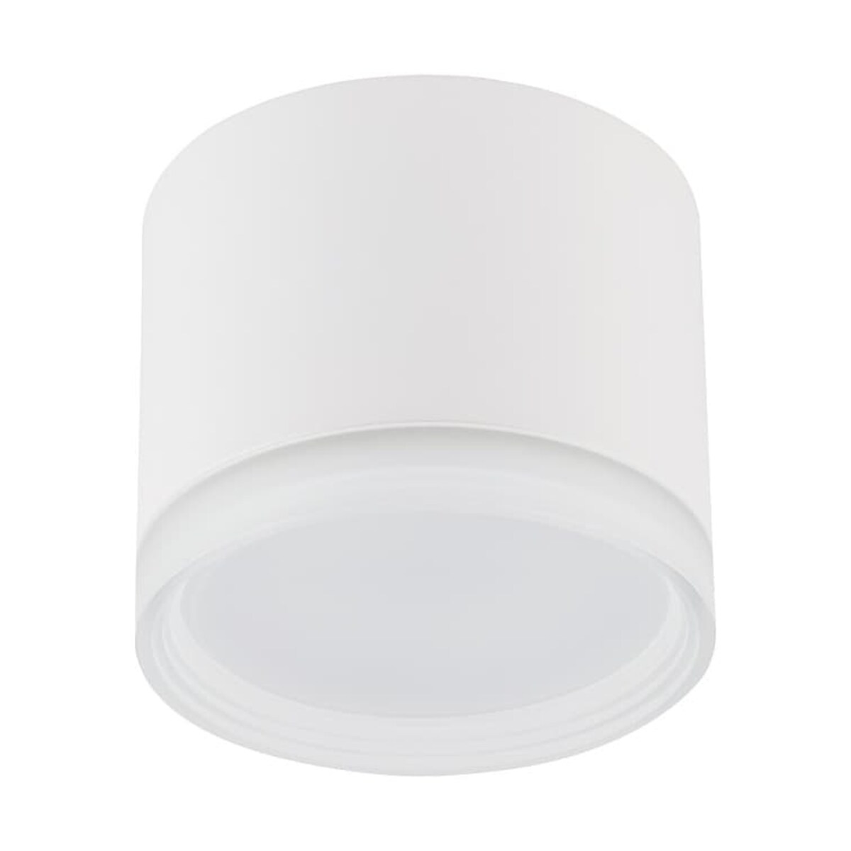 Natynkowa lampa sufitowa Silba 10476 Nowodvorski okrągła tuba biała