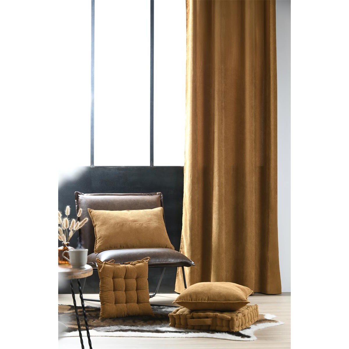 Pikowana poduszka na krzesło, DANDY, 38 x 38 cm