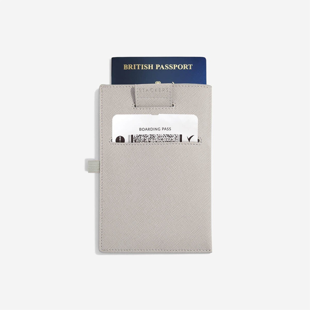Etui na paszport i karty Stackers taupe