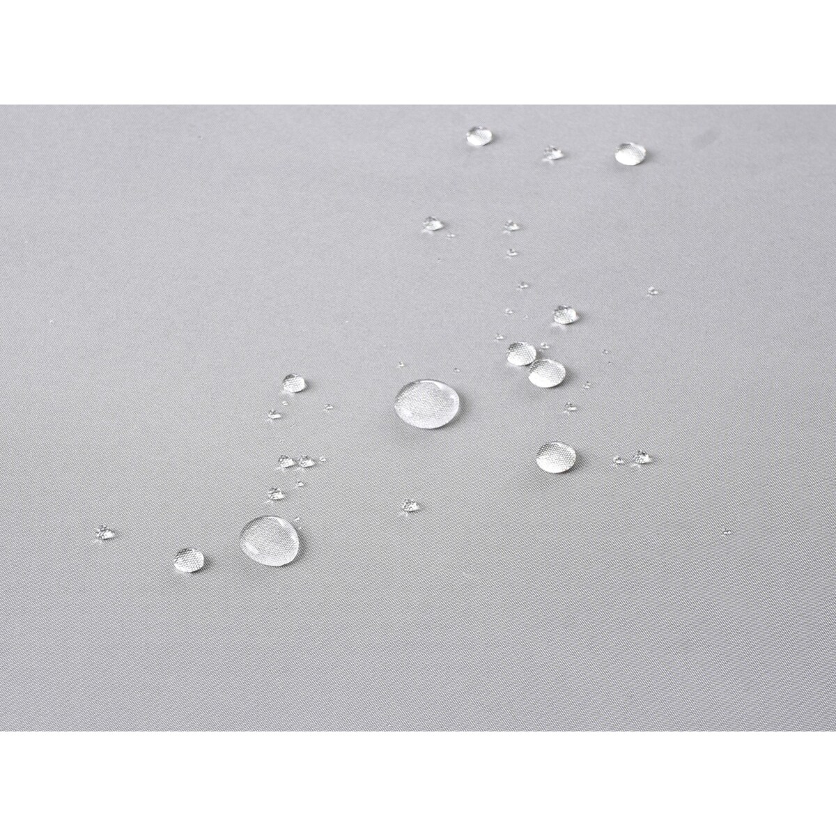 Zestaw 8 poduszek na krzesło ogrodowe SASSARI PREMIUM 46 x 46 cm Jasnoszary