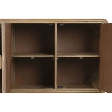 Komoda drewniano-rattanowa 80x180x45 cm VIVI - III