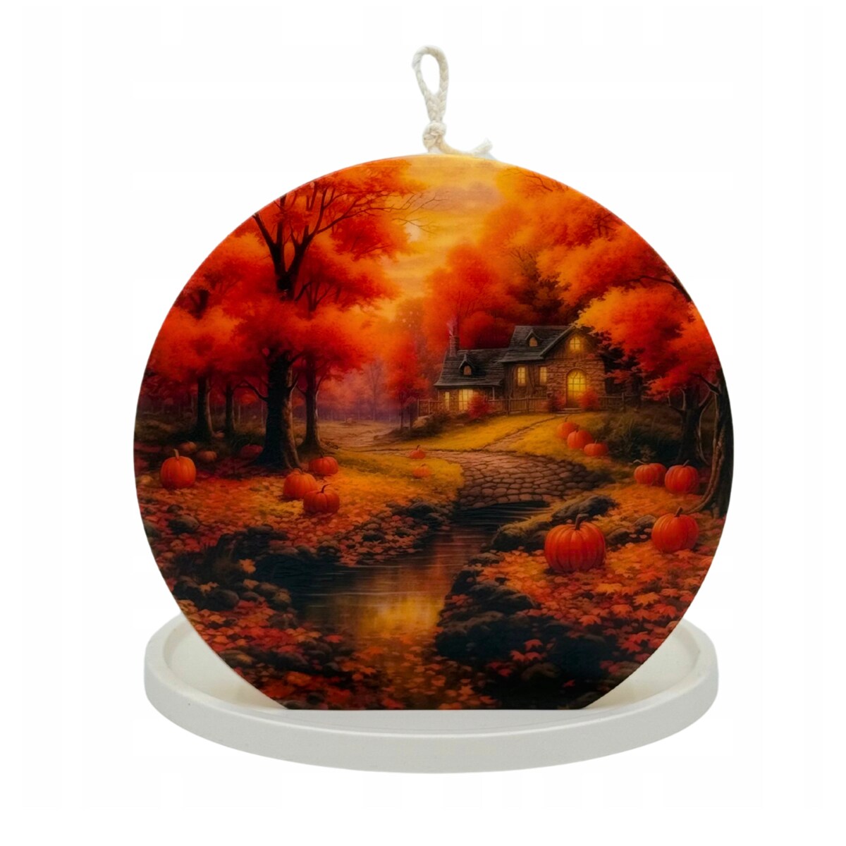 Dzień Nauczyciela Prezent dla Kobiety Świeca Sojowa Jesień Bezzapachowa