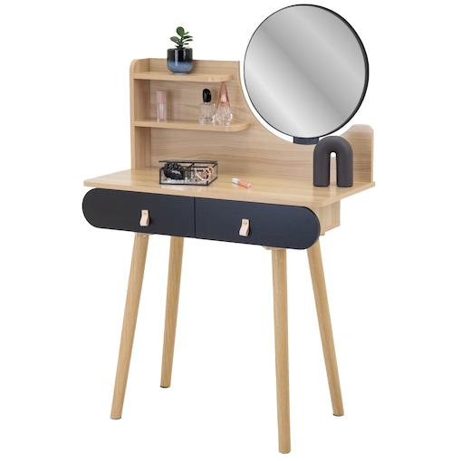 Toaletka z lustrem SCANDI kosmetyczna skandynawska