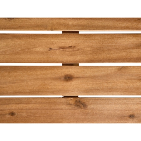 Stół ogrodowy CALABRITTO 90 cm 180 cm Drewno akacjowe Brązowy