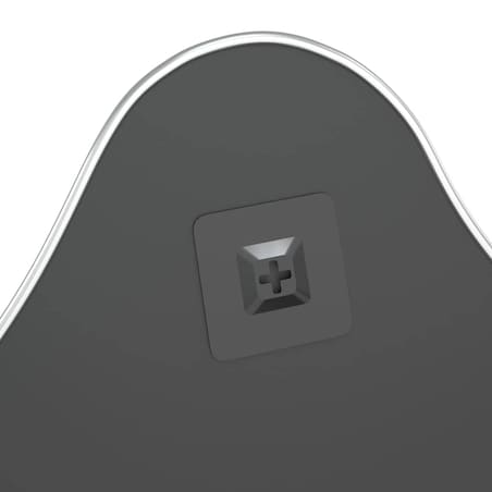 vidaXL Lustro ścienne, srebrne, 60x50 cm