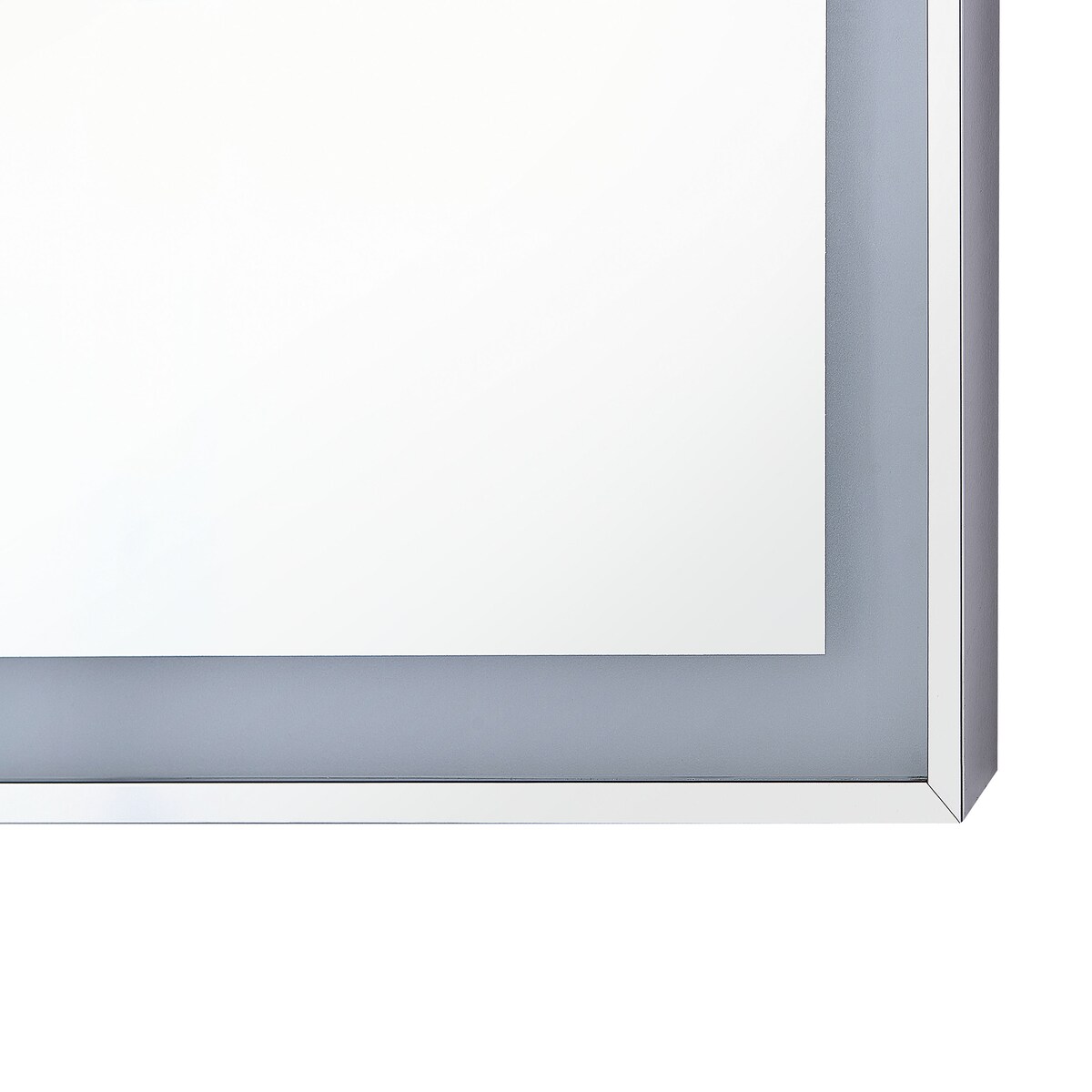 Lustro łazienkowe LED ARGENS 90 cm 70 cm Srebrny
