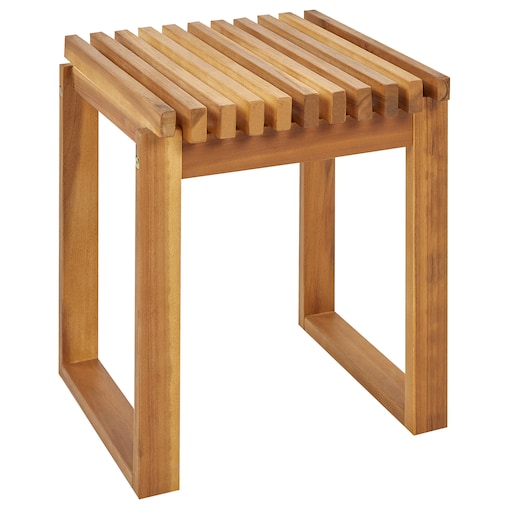 Stolik ogrodowy BELLANO 35 cm 40 cm Drewno akacjowe Brązowy
