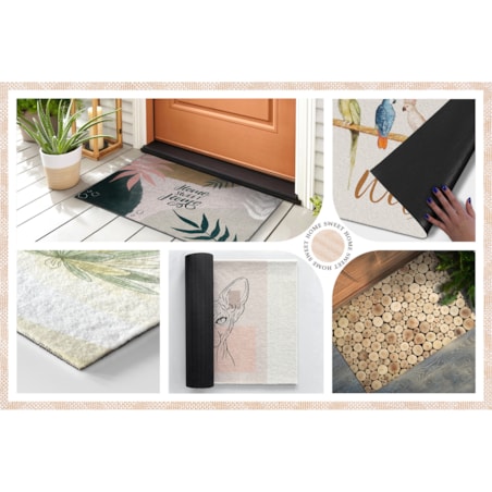 Wycieraczka zewnętrzna XXL Szary marmur 150x100cm