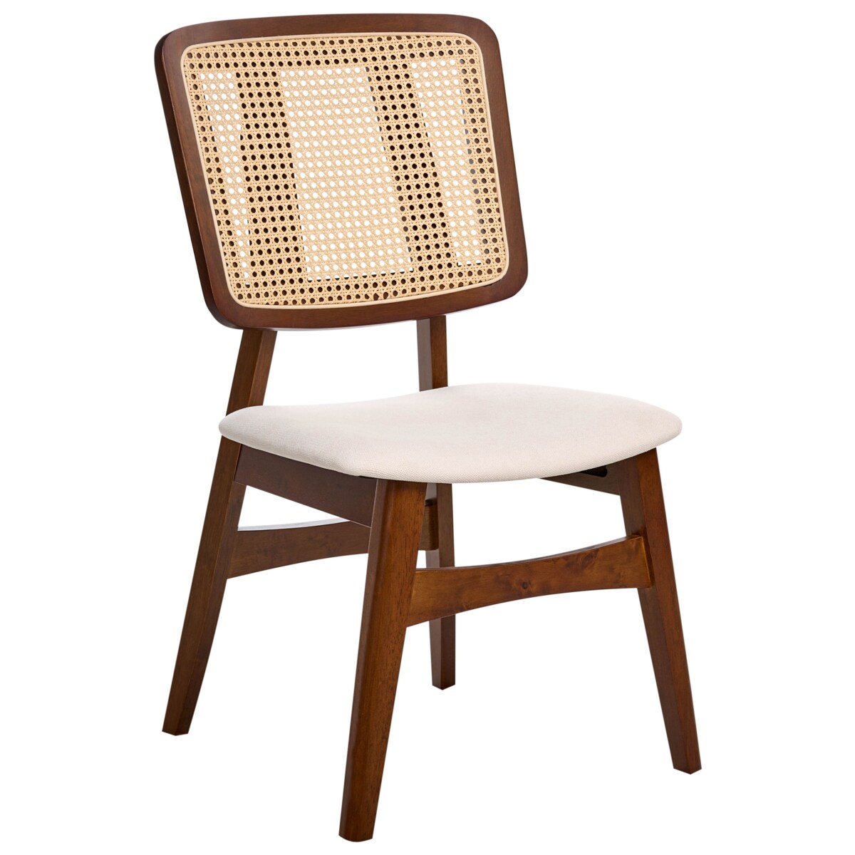 Zestaw 2 krzeseł do jadalni ALCOVA Drewno Brązowy