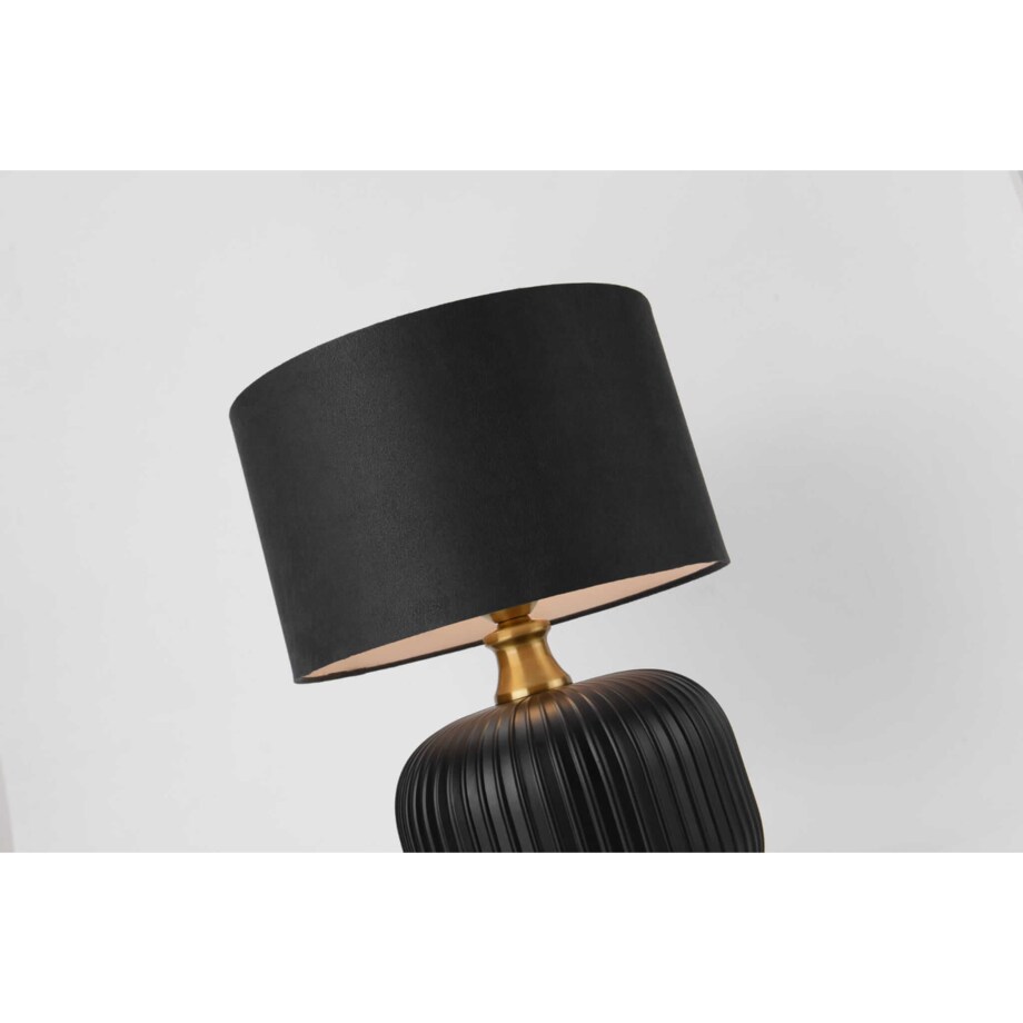 Nocna lampa stojąca Tamiza LP-1515/1T small czarna złota