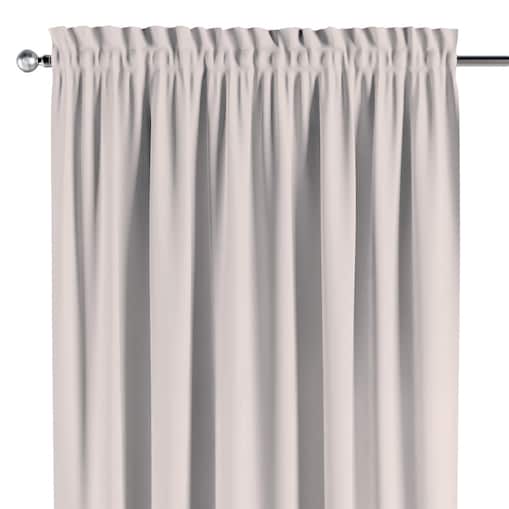 Zasłona na kanale z grzywką 1 szt. 130x245 ecru