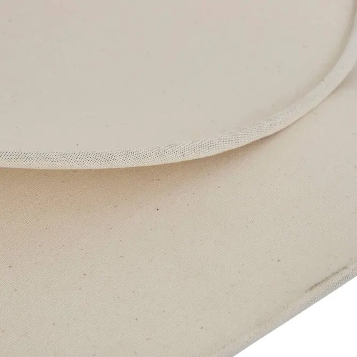 Lampa wisząca, lniana, beżowa, Alara, 69,5x64 cm