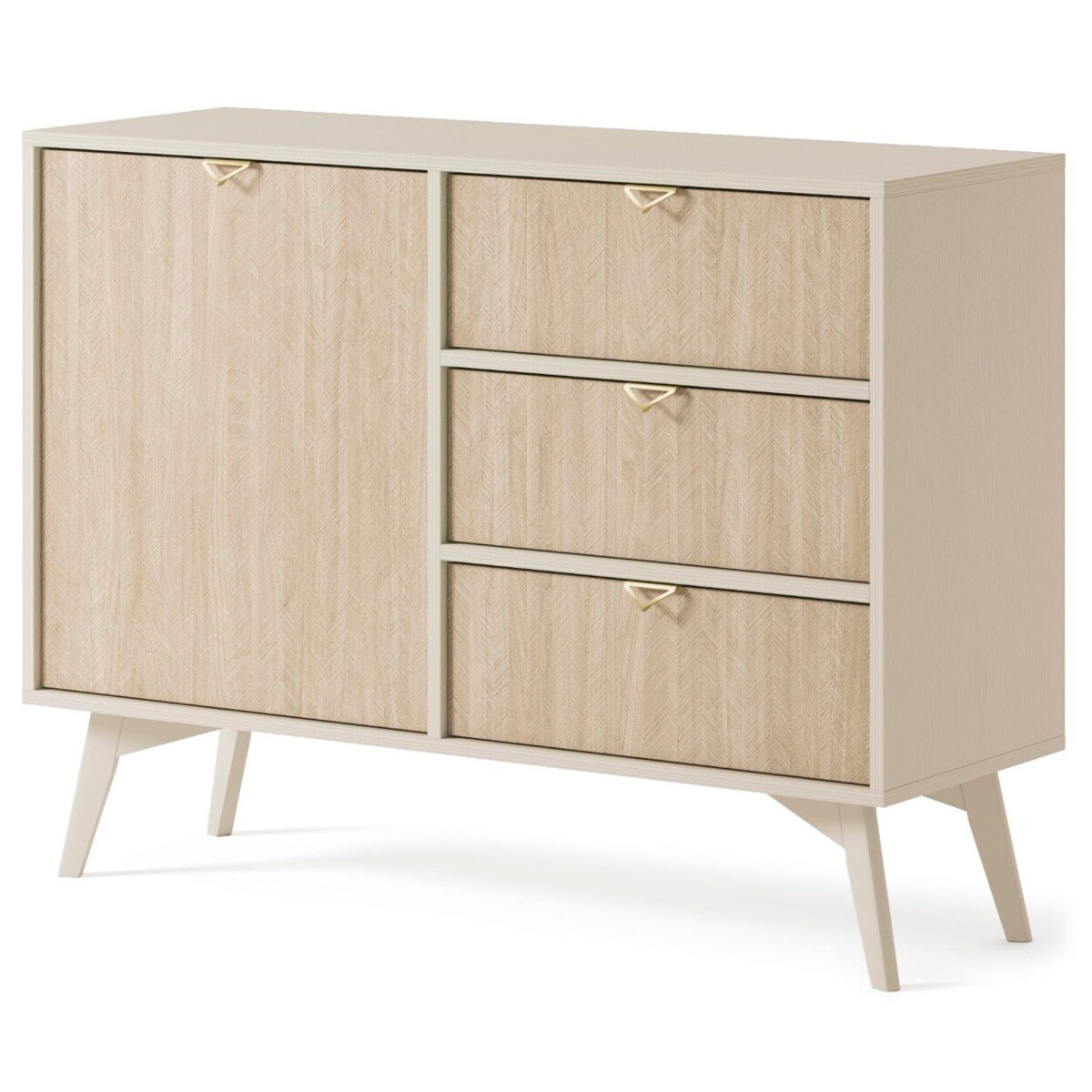 Komoda Sage Wood 3 szuflady, 1 szafka
