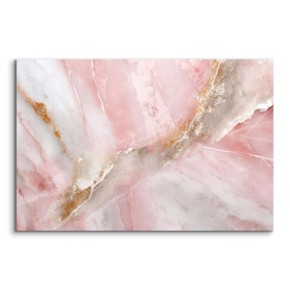 Obraz Różowy Marmur Abstrakcja Imitacja Kamienia 120x80cm