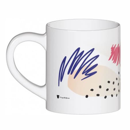 Ceramiczny kubek z uchwytem THANK YOU do kawy herbaty czekolady 250ml - prezent upominek podziękowanie dla kobiety faceta mężczyzny mamy taty babci dziadka