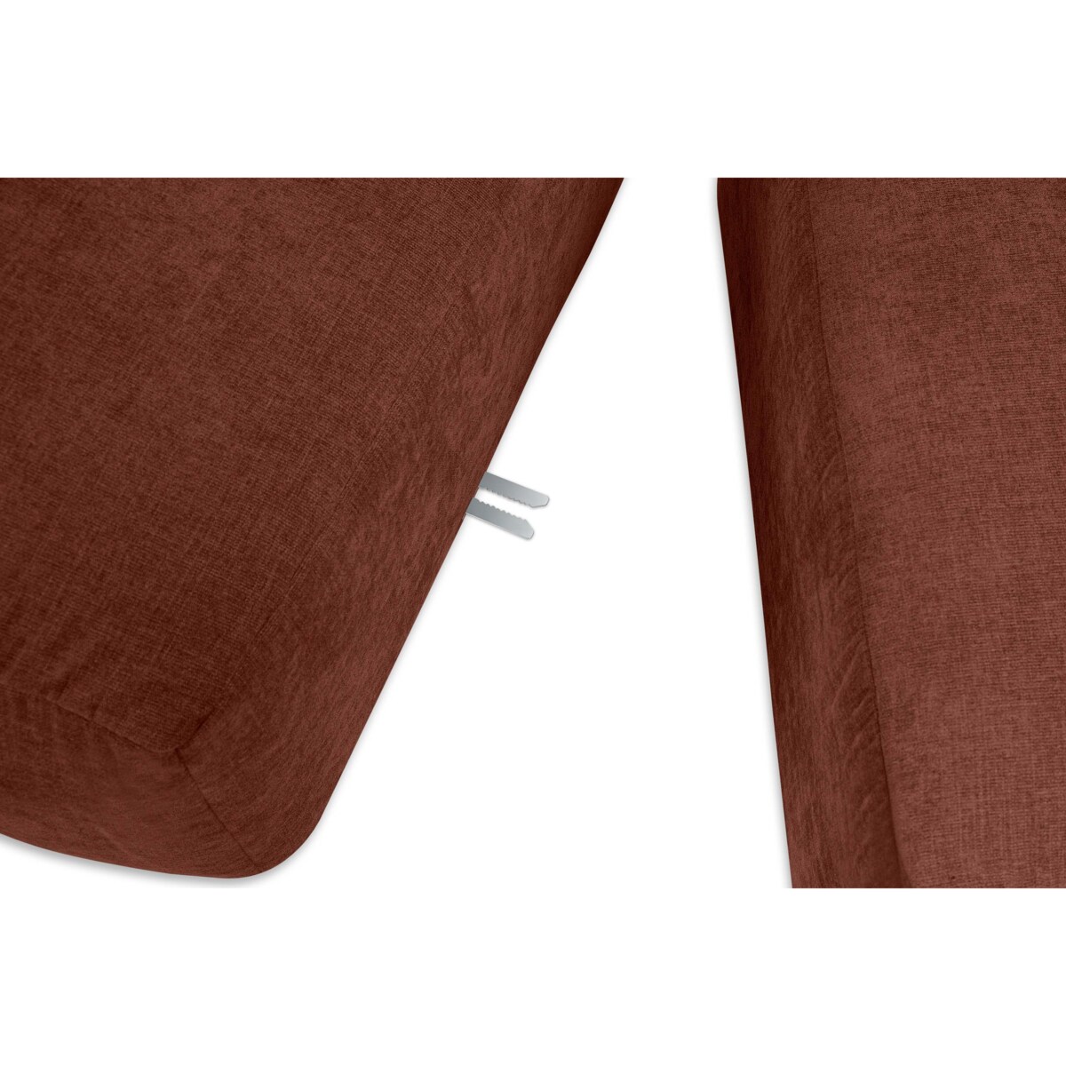 KONSIMO BUFFO 2-osobowa sofa z niezwykle miękkim i wygodnym siedziskiem, kolor pomarańczowy