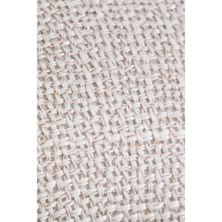 Krzesło do jadalni tapicerowane Erica z podłokietnikami kremowe