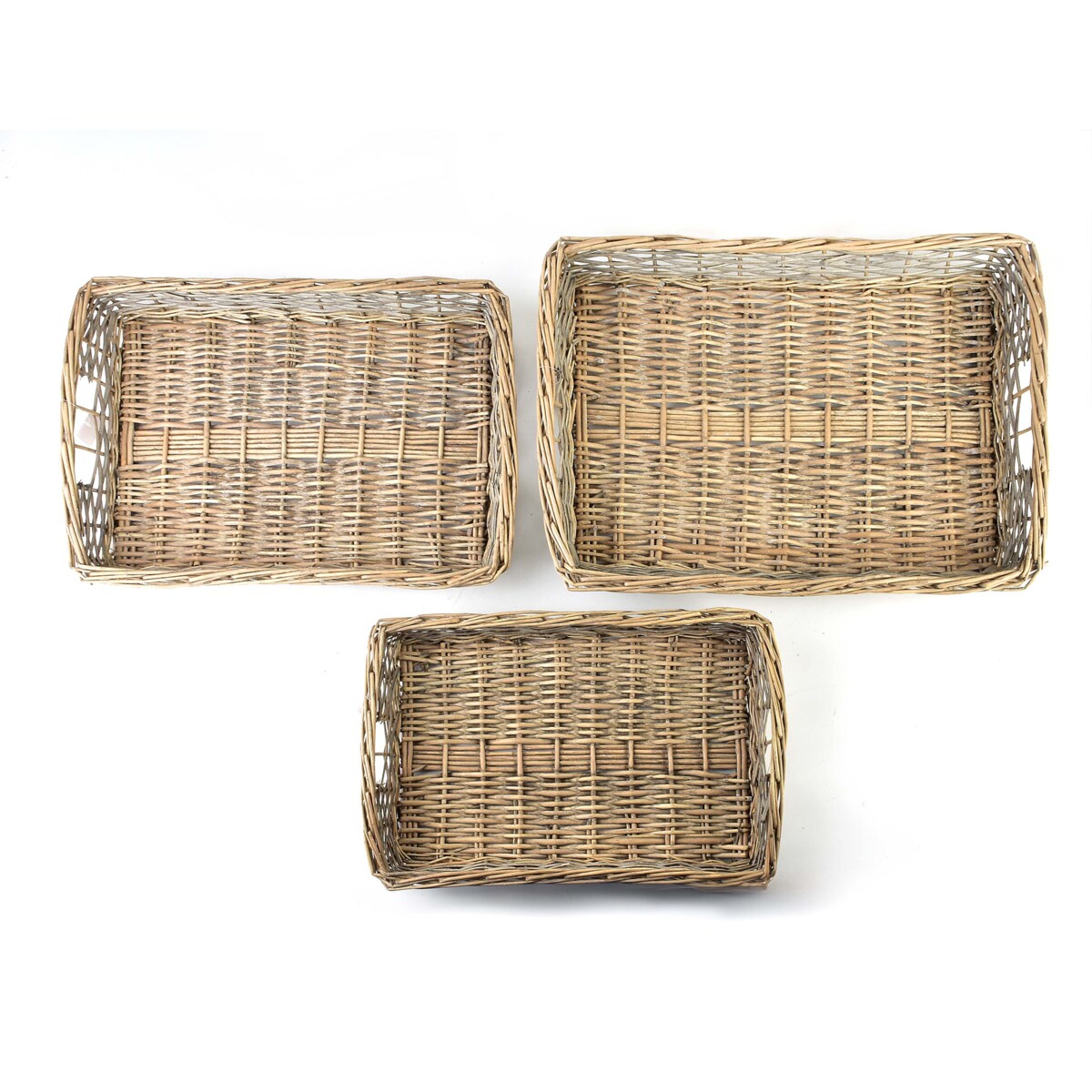 GUSTAV Komplet 3 tac 56x40xh8cm/50x34xh7cm/45x29xh6cm