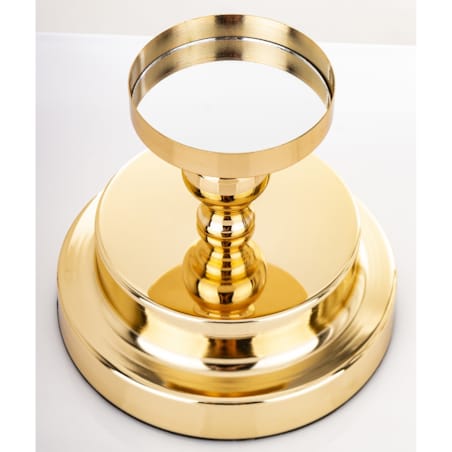 Świecznik złoty z kloszem 36x15 cm KANDILA - II