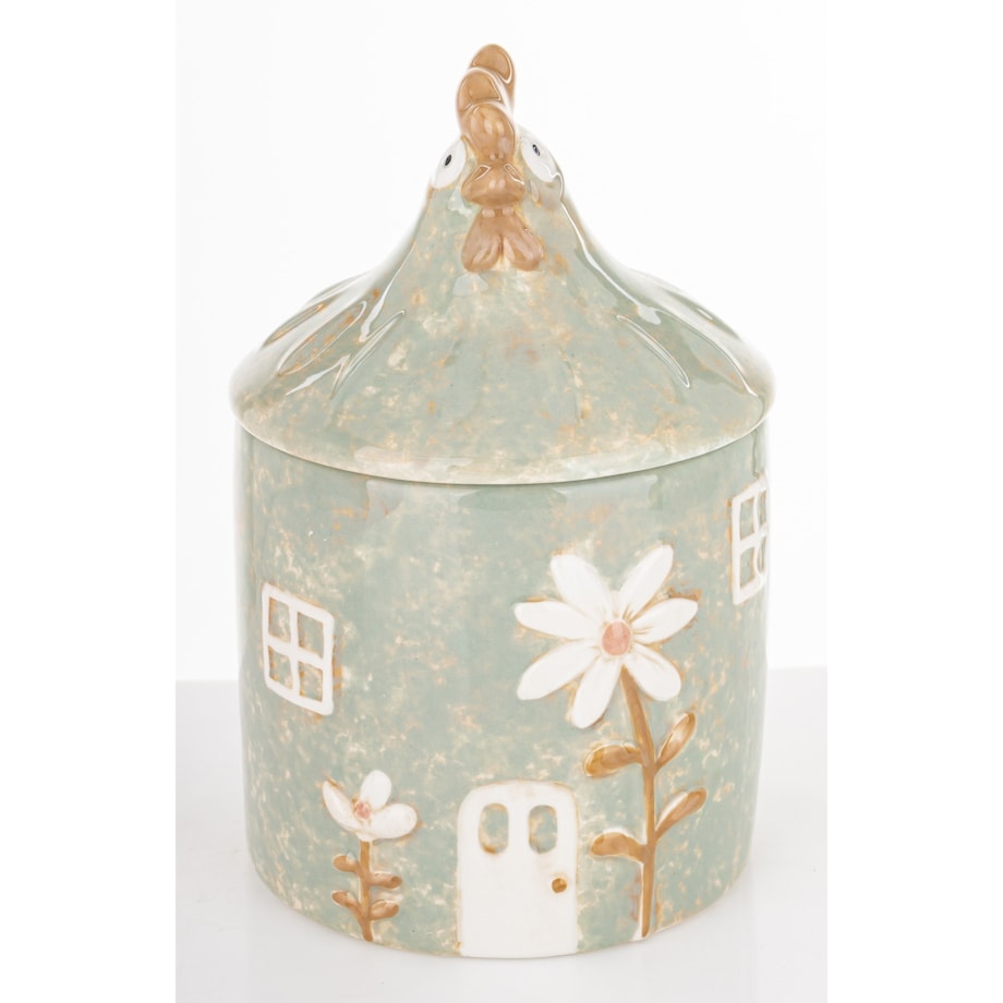 Pojemnik ceramiczny 21x12,5x12,5 cm KWOKA-3 domek