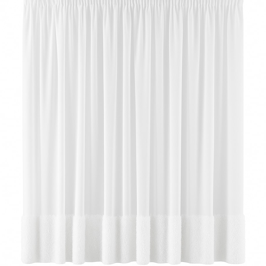 firana "lumiere 3D" z aplikacją 3d 200x70 | biała