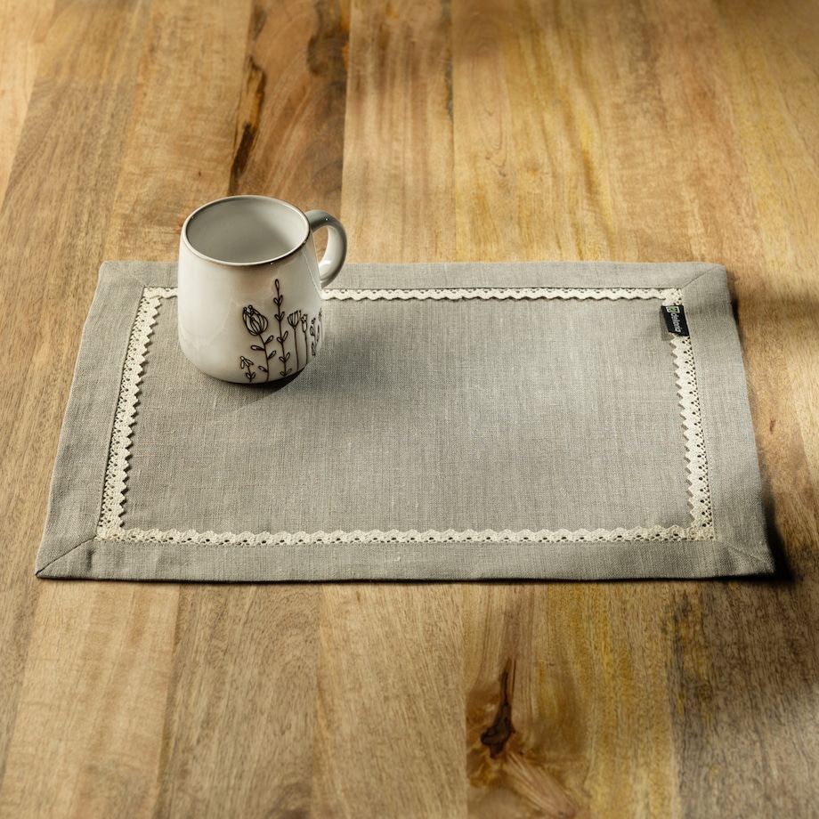 Podkładka z koronką 30x40 cm 2 szt. 30x40 lniany