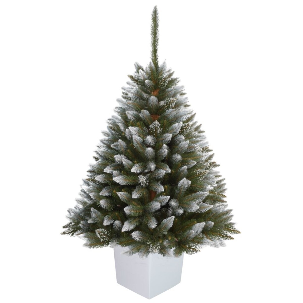 Choinka Premium Świerk DIAMENTOWY w Kwadratowej Donicy 110 cm X-Choinka 7 kolorów donicy