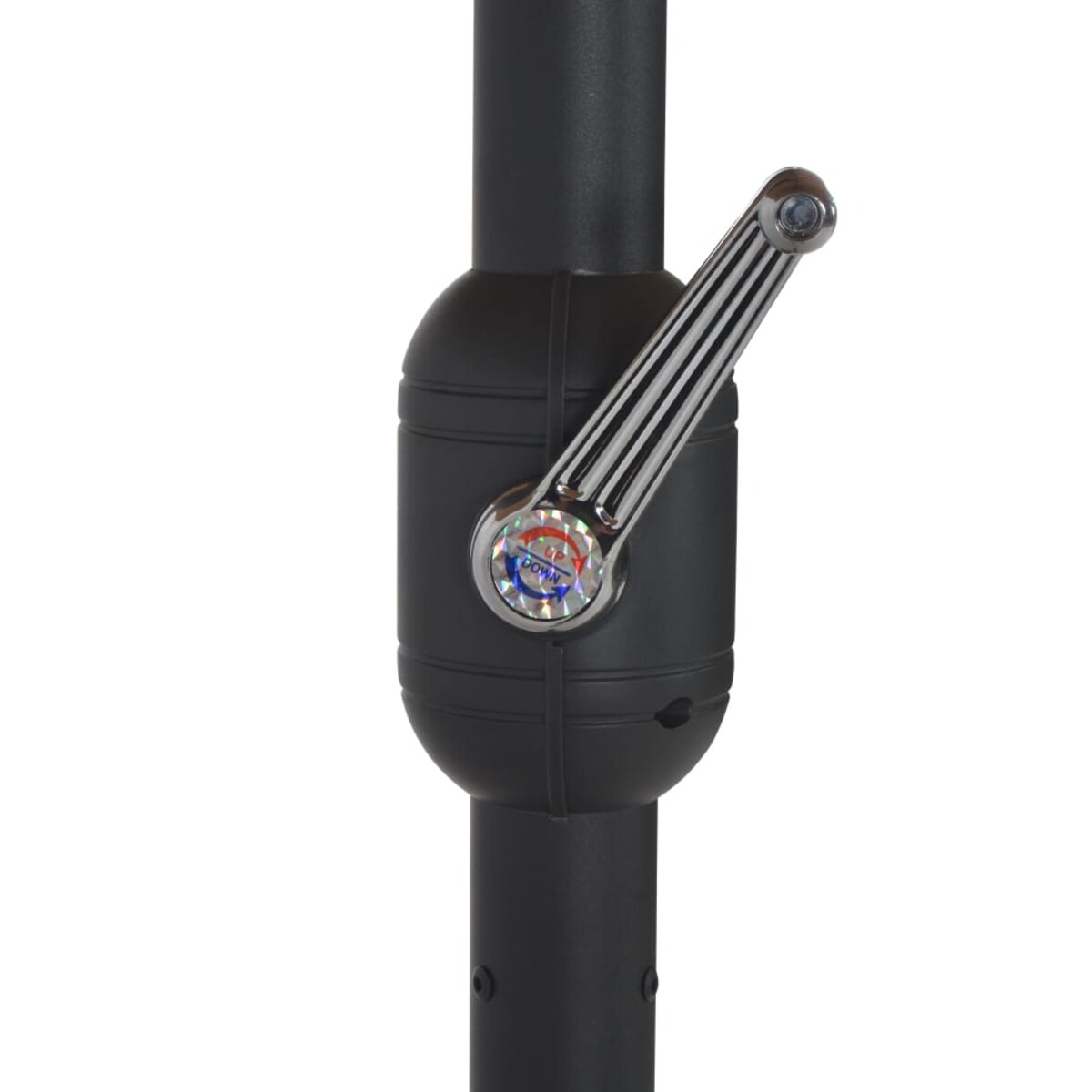 vidaXL Parasol ogrodowy na słupku aluminiowym, 460x270 cm, antracytowy