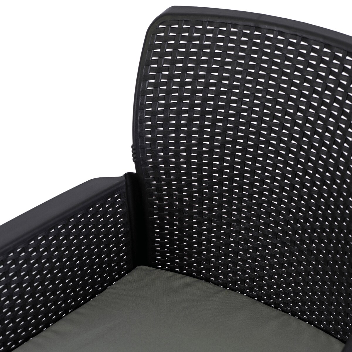 Zestaw Mebli Ogrodowych Na Taras Ogród Technorattan Czarny Dąb