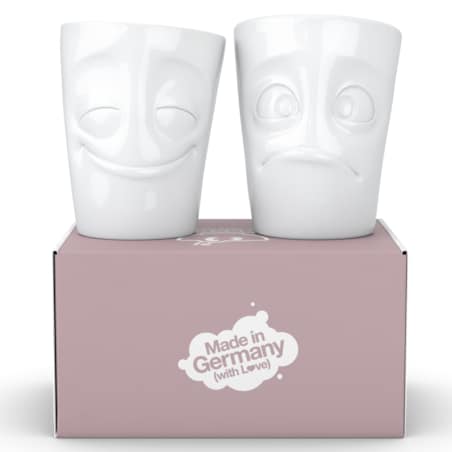 Zestaw 2 kubków bez ucha - Cherry & Baffled