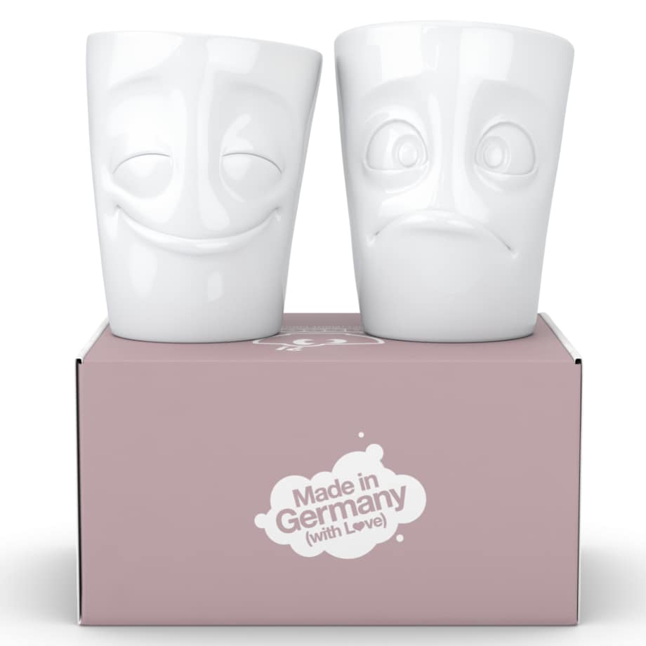 Zestaw 2 kubków bez ucha - Cherry & Baffled