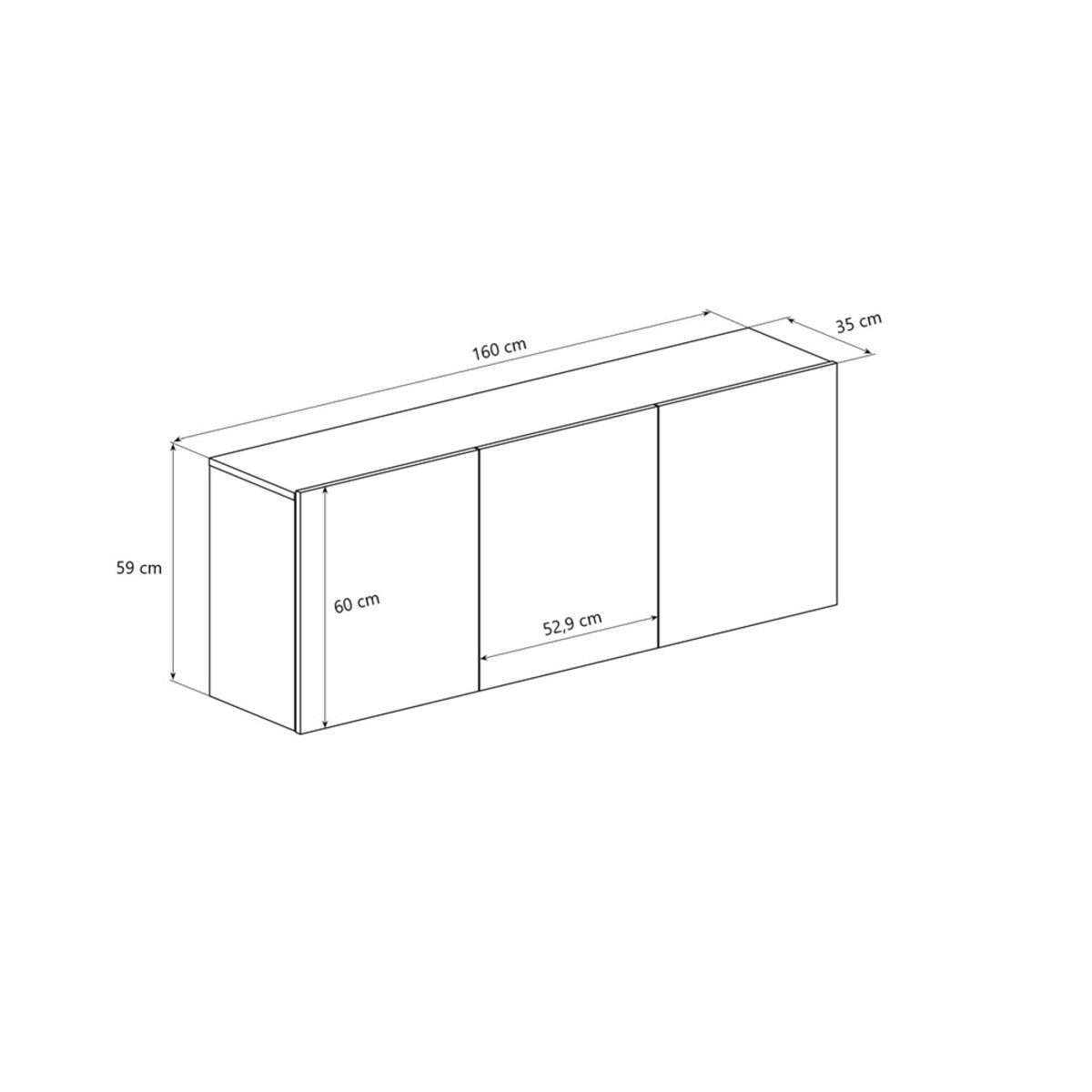 Komoda Dallas biała