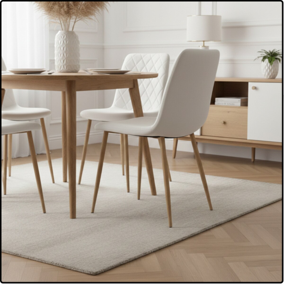 Krzesło tapicerowane welurowe do salonu kuchni jadalni velvet loft beżowe jasne nogi