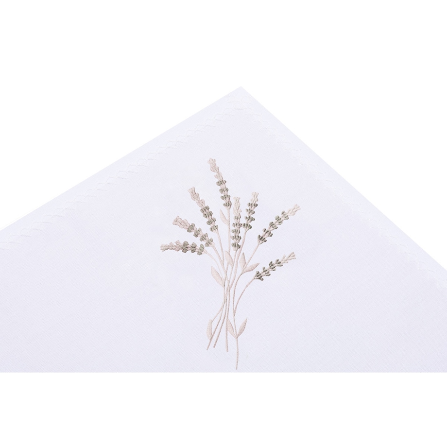 Konsimo CLIMAS Obrus plamoodporny, biały/kremowy