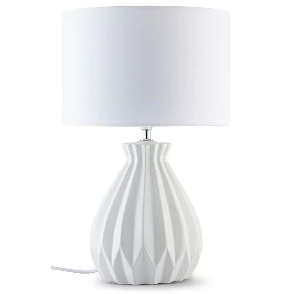 KONSIMO FABO lampa stołowa biała