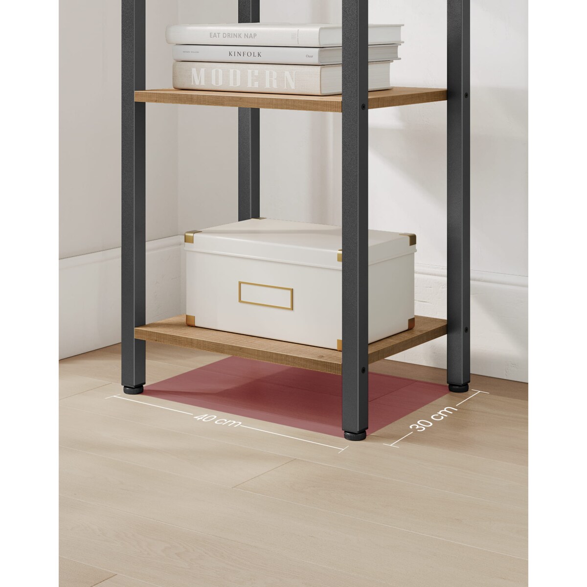 Regał 40X30X187,5 Cm Sonoma