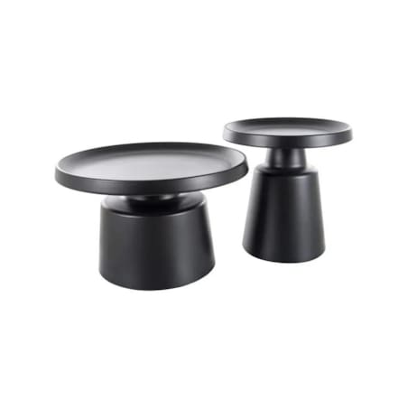 Zestaw 2 ław RODOS czarny mat