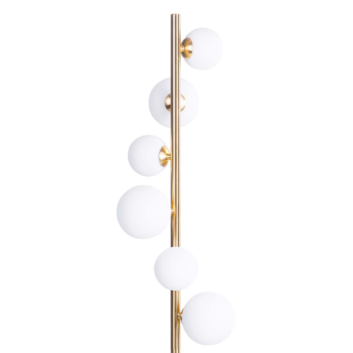 Nowoczesna lampa stojąca Sybilla podłogowa kule złota biała