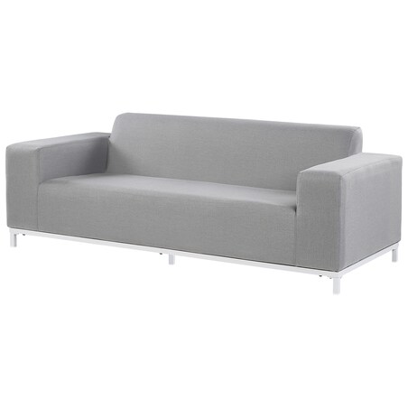 Sofa ogrodowa dla 2 osób ROVIGO Jasnoszary