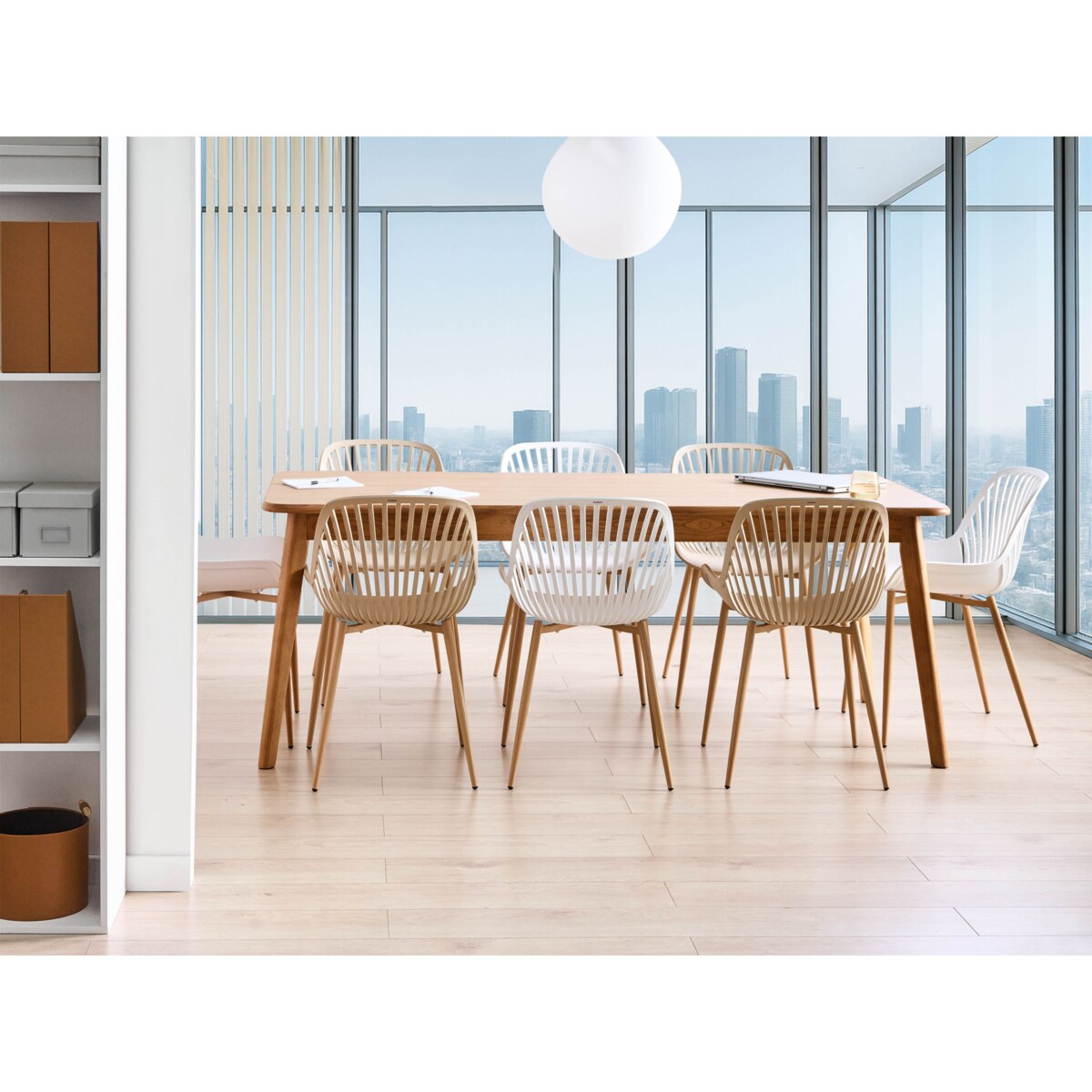 Stół do jadalni KEHO Dąb ciemny 200 cm 90 cm