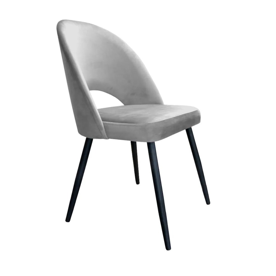 Krzesło ISKAR VELVET szare