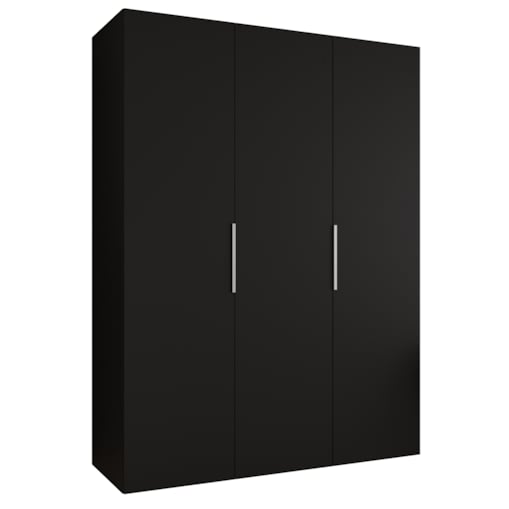 Szafa uchylna otwierana MARBELLA 1 150 wys. 202 cm Czarny + u. Kaszmir
